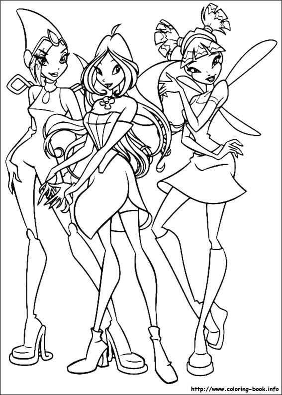 Winx Club coloring picture